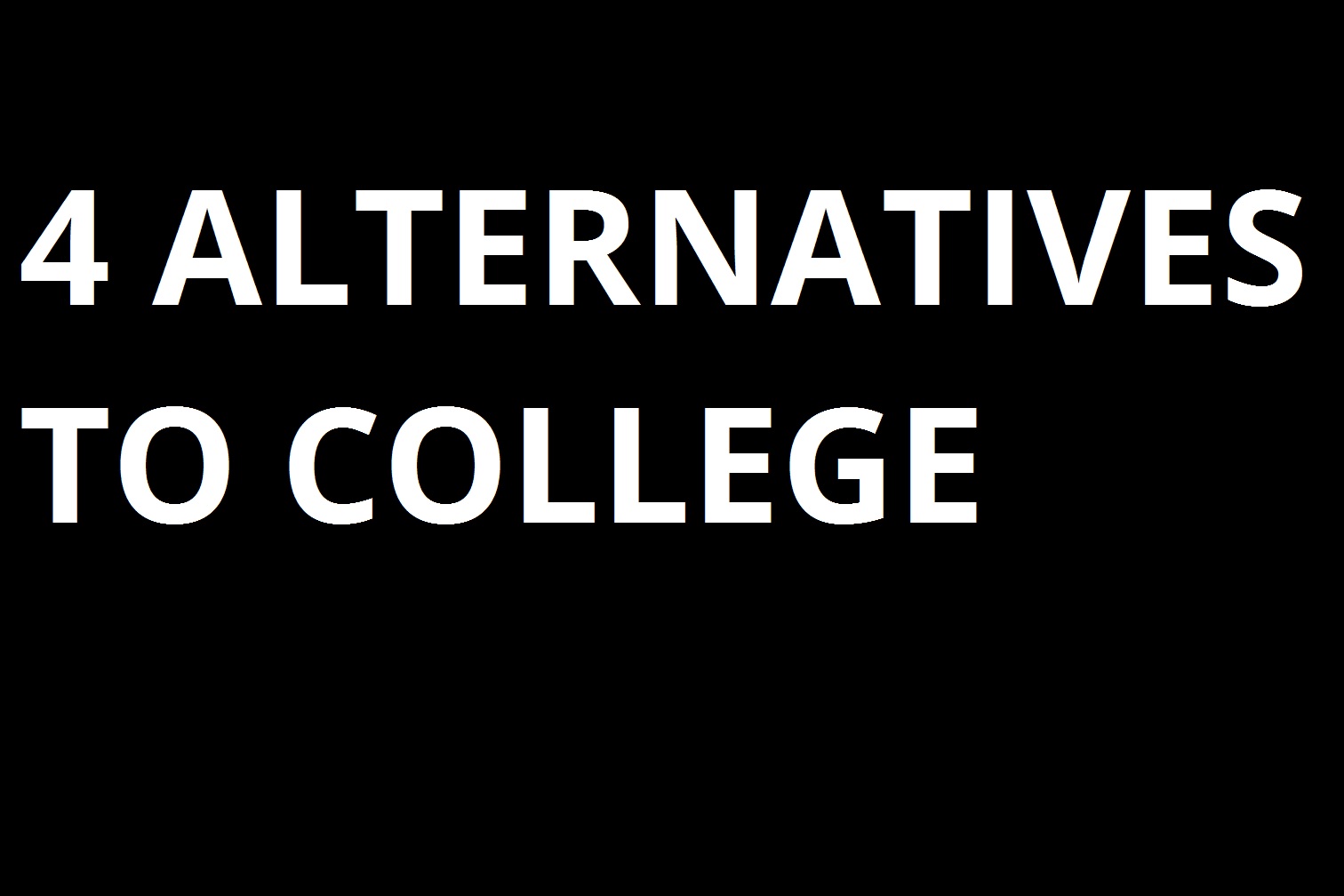 4 Alternatives To College Geeks Under Grace