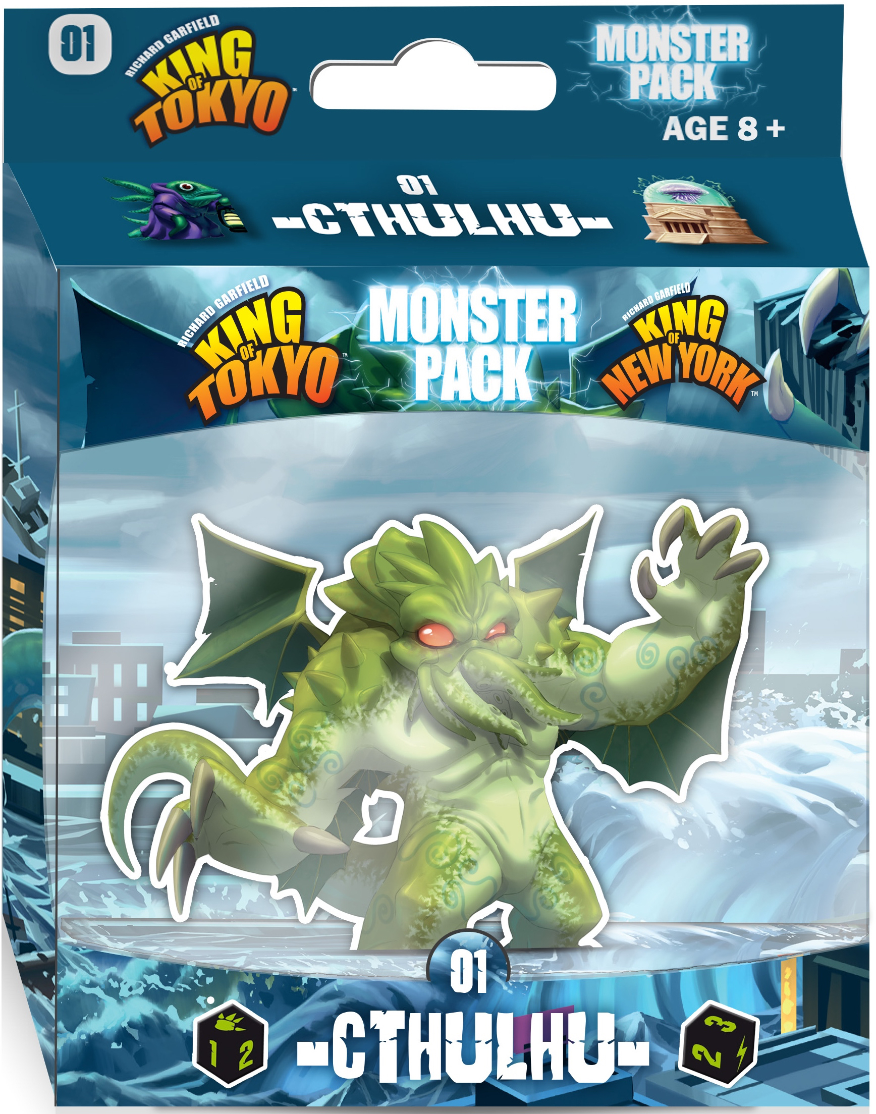 Review: King of Tokyo Cthulhu Monster Pack - Geeks Under Grace
