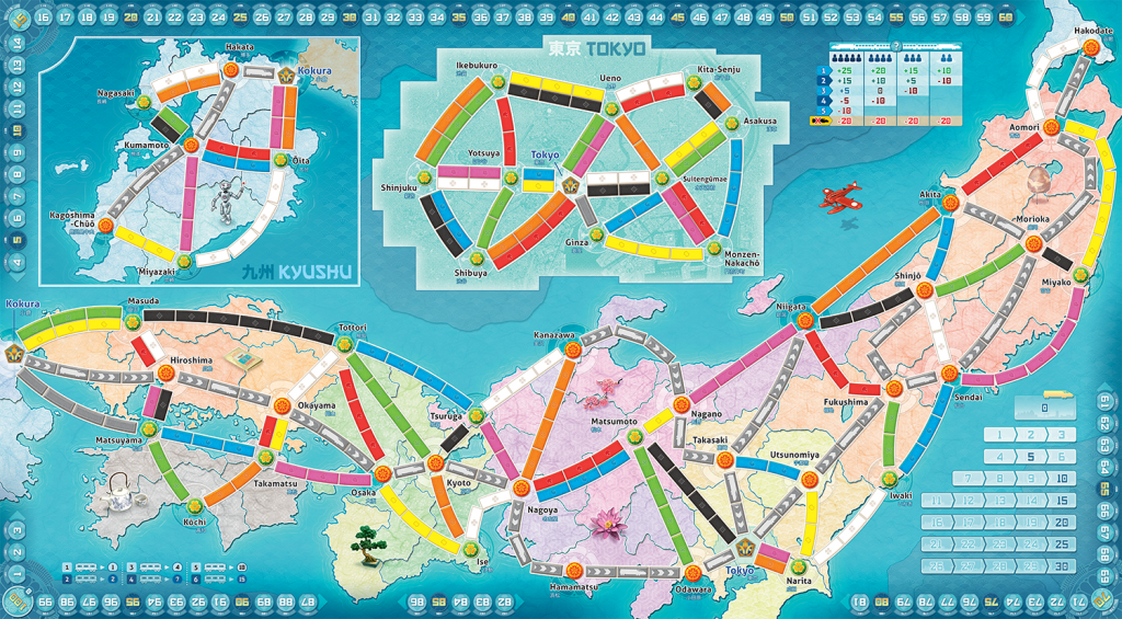 Review Ticket to Ride Map Collection Volume 7 Japan & Italy Geeks