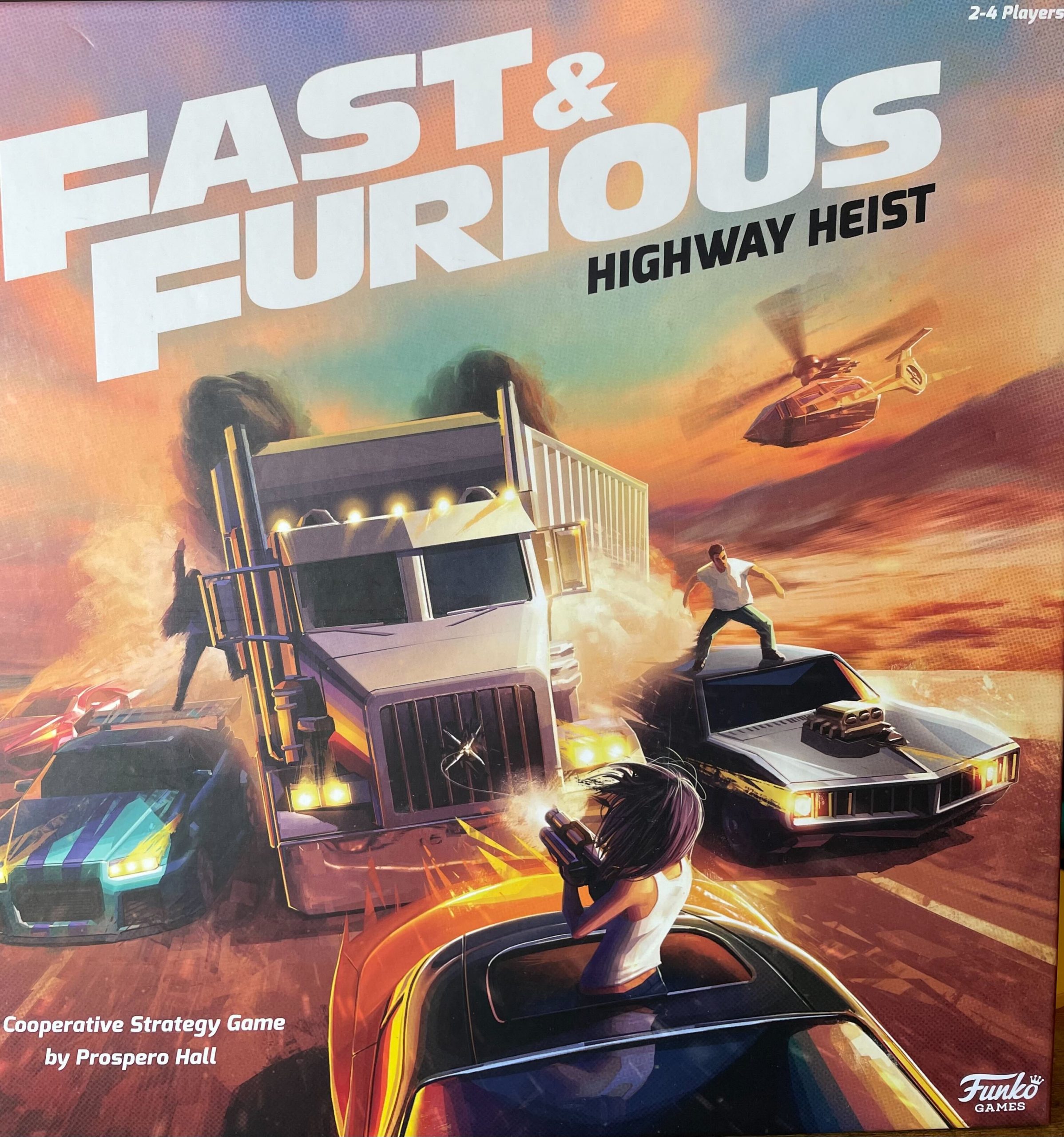 Funko Games 54802 Fast And Furious: Highway Heist - Gioco Da Tavolo Strategico