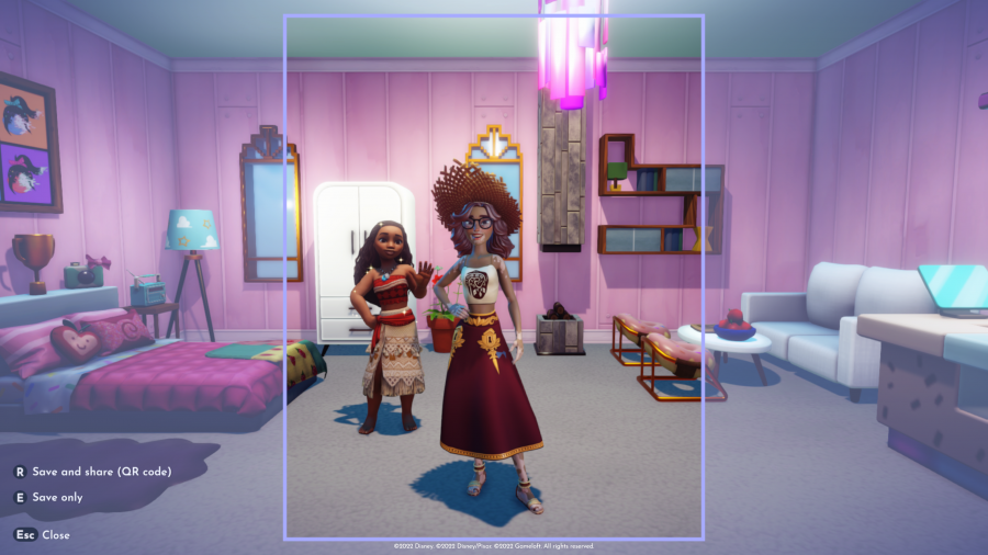 Character avatar with brown skin and Moana