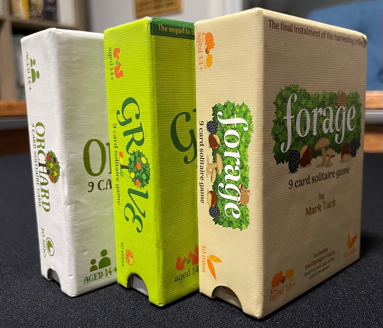 Review – Forage: A 9 Card Solitaire Game - Geeks Under Grace