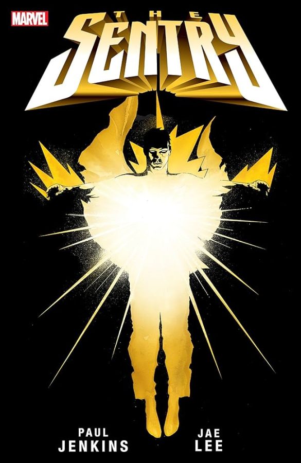 The cover for the trade paperback edition of The Sentry