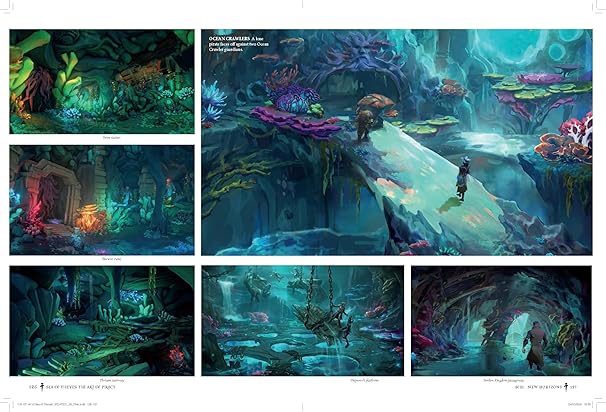 Art of underwater scenes